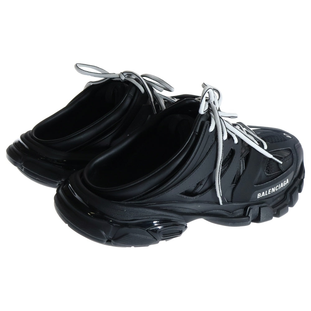 BALENCIAGA(バレンシアガ) TRACK MULE トラック ミュール ダブルレース メッシュ切替 サンダル シューズ ブラック 653814
