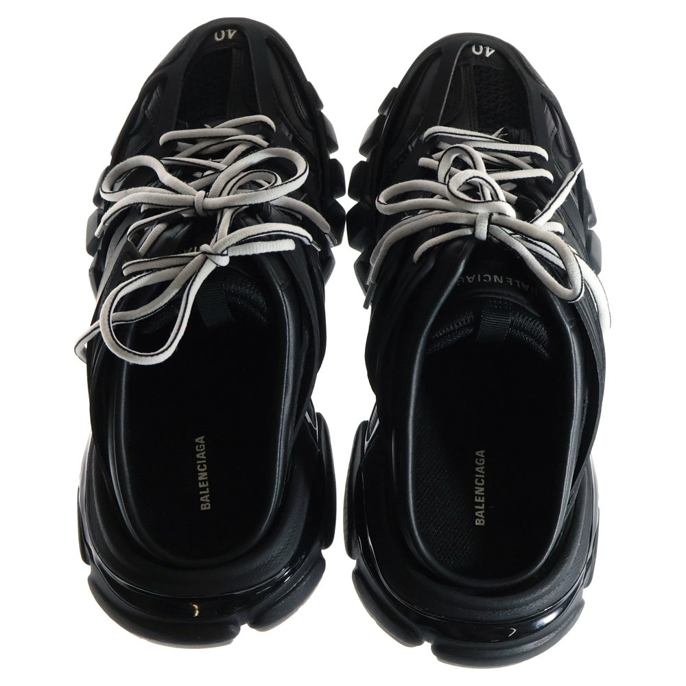 BALENCIAGA(バレンシアガ) TRACK MULE トラック ミュール ダブルレース メッシュ切替 サンダル シューズ ブラック 653814