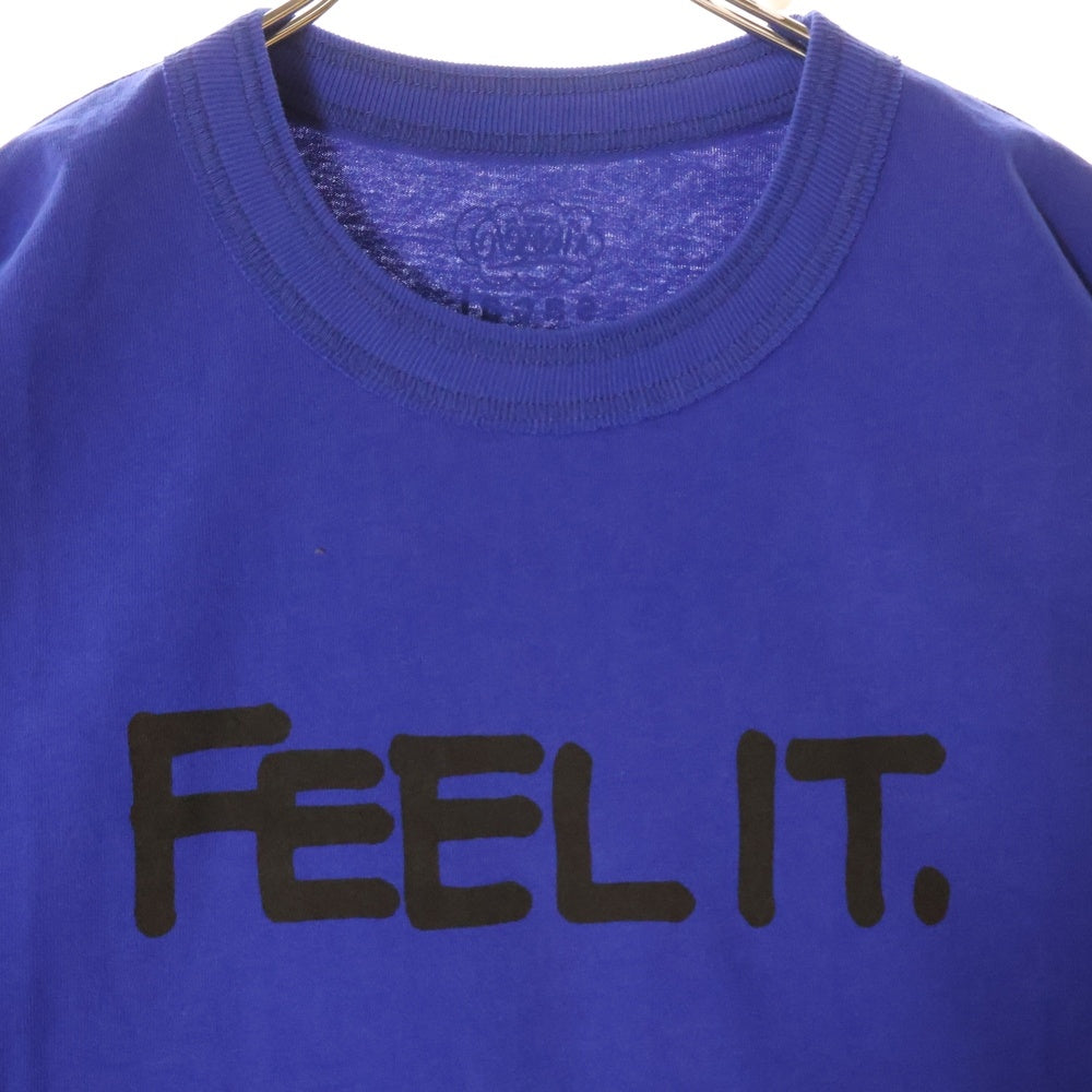 Sacai(サカイ) 21SS ERIC HAZE T-SHIRT エリックヘイズ ロゴプリント クルーネック 半袖Tシャツ カットソー ブルー 21-0306S