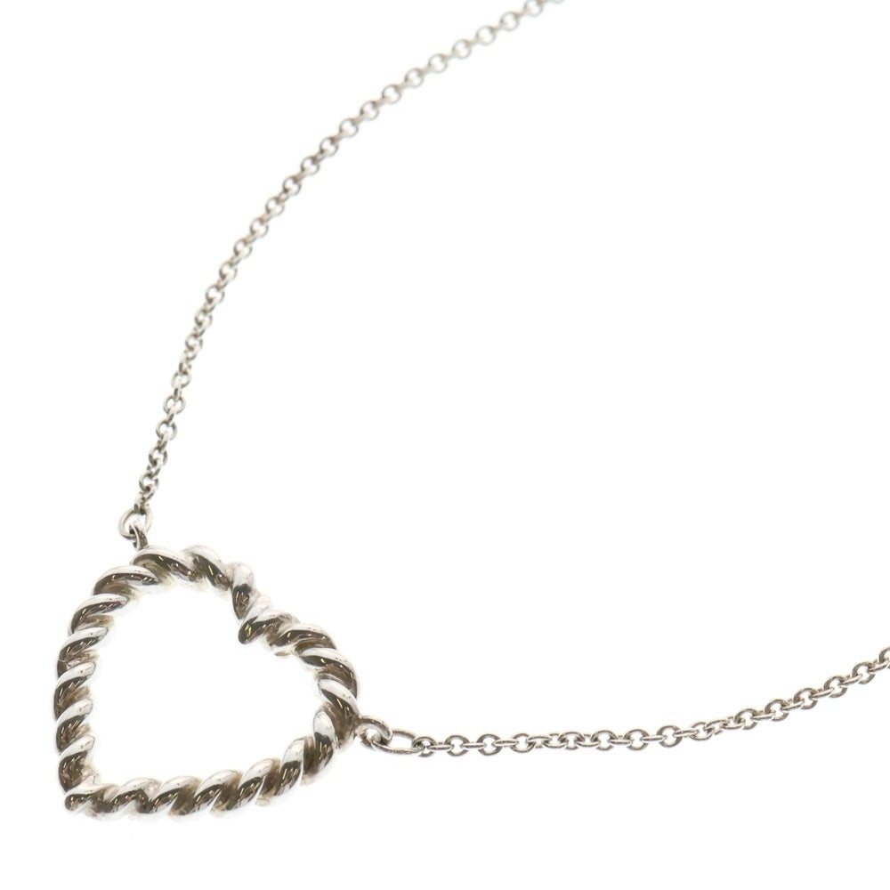TIFFANY & Co.(ティファニー) ツイストハート ネックレス レディース シルバー