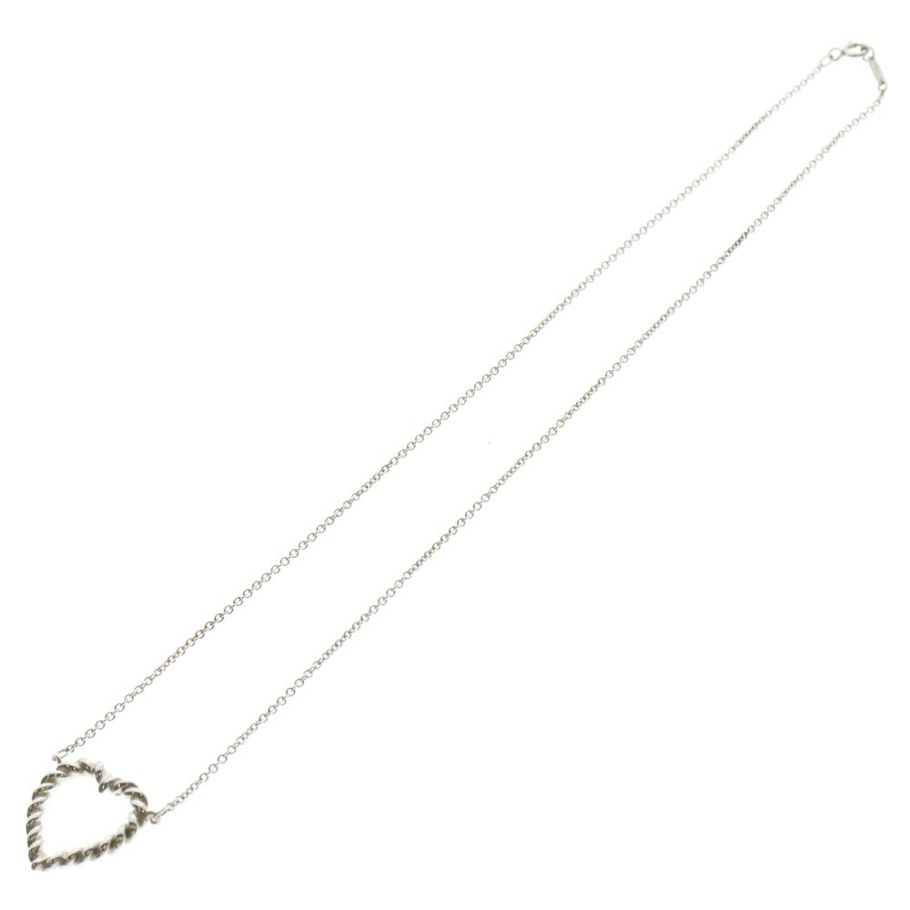 TIFFANY & Co.(ティファニー) ツイストハート ネックレス レディース シルバー