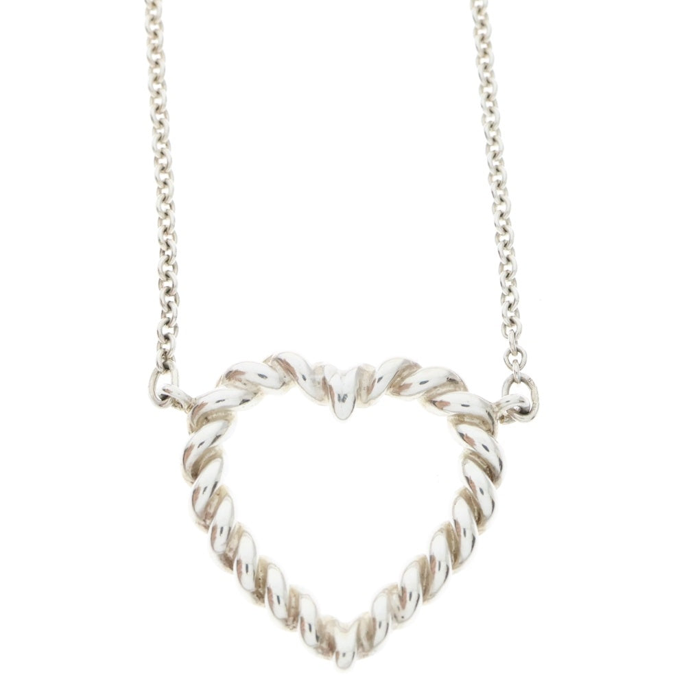 TIFFANY & Co.(ティファニー) ツイストハート ネックレス レディース シルバー