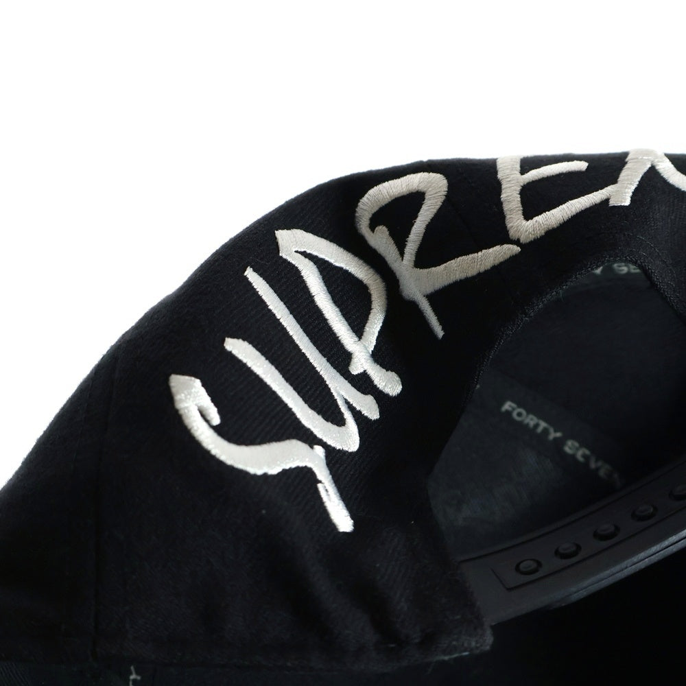 SUPREME(シュプリーム) 15SS New York Yankees 47 Brand SNAPBACK Cap ニューヨーク ヤンキース スナップバック ベースボールキャップ ブラック