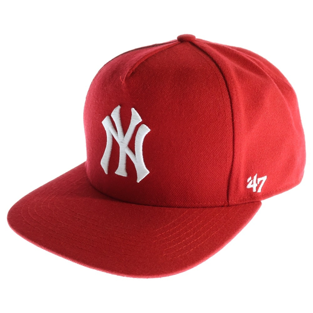 SUPREME(シュプリーム) 15SS New York Yankees 47 Brand SNAPBACK Cap ニューヨーク ヤンキース スナップバック ベースボールキャップ レッド