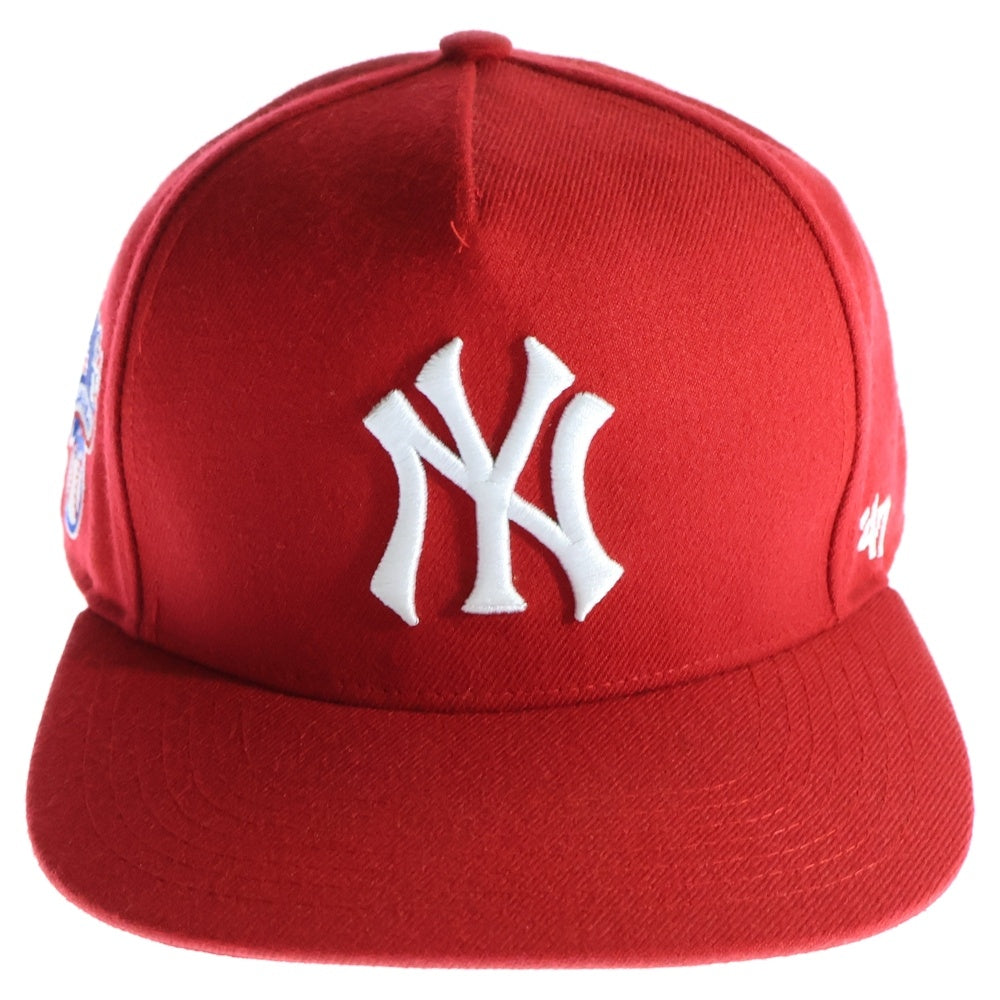SUPREME(シュプリーム) 15SS New York Yankees 47 Brand SNAPBACK Cap ニューヨーク ヤンキース スナップバック ベースボールキャップ レッド