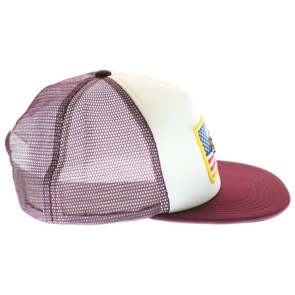SUPREME(シュプリーム) 23SS Name Plate Mesh Back 5-Panel Cap ネーム プレート 5パネル メッシュキャップ レッド