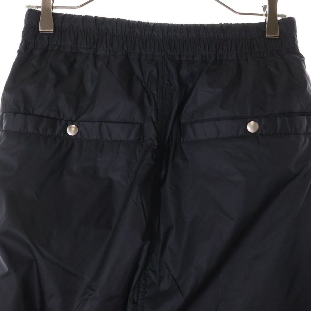 Rick Owens(リックオウエンス) 18AW NYLON DRAWSTRING TRACK PANTS ナイロン サイドジップ ドローストリング トラックパンツ ブラック RU18F1388-EV