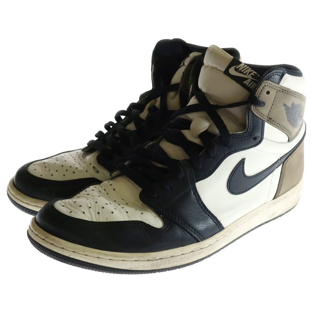 NIKE(ナイキ) AIR JORDAN 1 RETRO HIGH OG DARK MOCHA エアジョーダン1 ダークモカ ハイカットスニーカー ブラック/ブラウン US11/29cm 555088-105