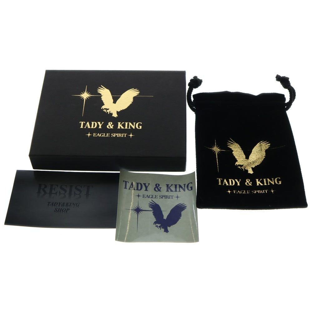 TADY & KING(タディアンドキング) 平打ちリング SV銀縄ターコイズ シルバー