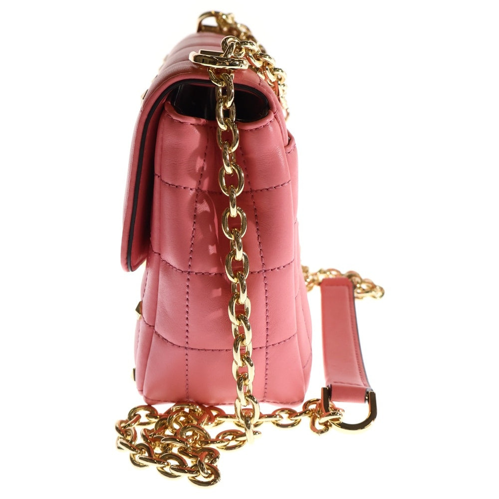 MICHAEL KORS(マイケルコース) キルティング チェーンショルダーバッグ レディース ピンク/ゴールド 30S1G1SL7Y