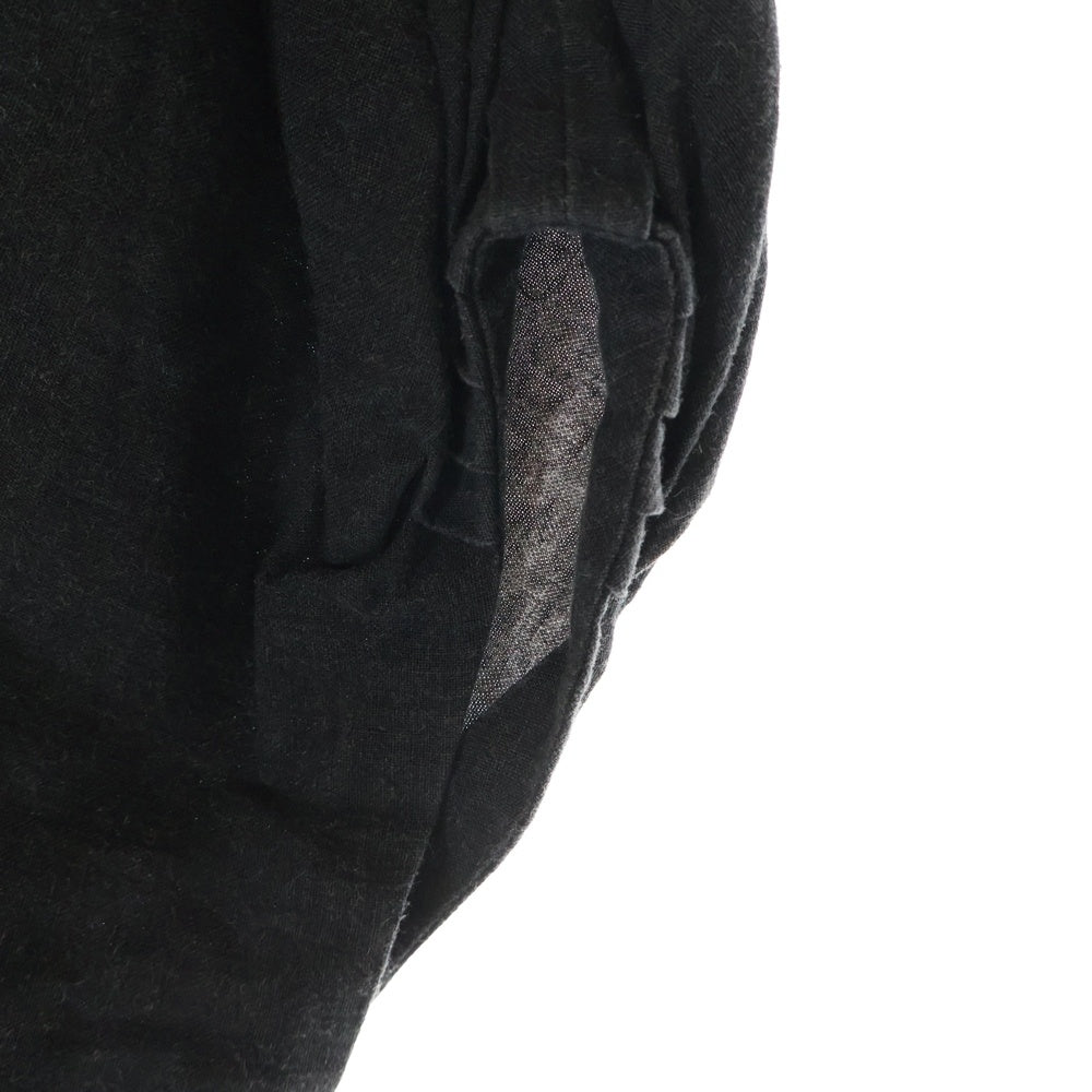 mina perhonen(ミナぺルホネン) グラデーション ドット ノースリーブ Vネックリネンワンピース レディース ダークグレー/ブルー Ms3436