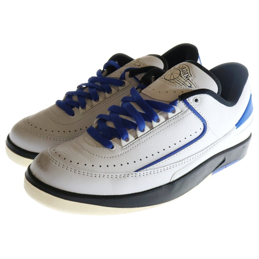NIKE(ナイキ) WMNS AIR JORDAN 2 RETRO LOW ウィメンズ エアジョーダン2 レトロ ローカットスニーカー ホワイト/ブルー US10/27cm DX4401-104