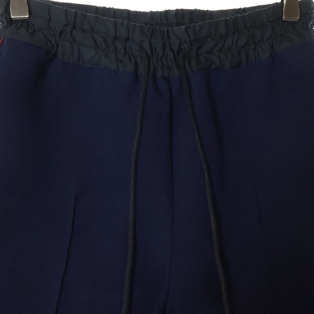 Sacai(サカイ) 22AW テクニカルジャージーパンツ ネイビー 22-06186