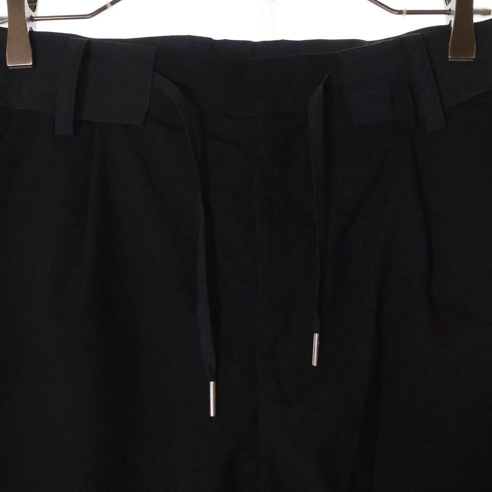 Sacai(サカイ) 22AW ドローストリング テーラードパンツ ブラック 22-02811M