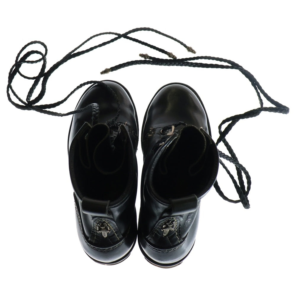 CHROME HEARTS(クロムハーツ) ×WESCO JOBMASTER ウェスコ ジョブマスター レザーブレード レースアップ ブーツ ブラック