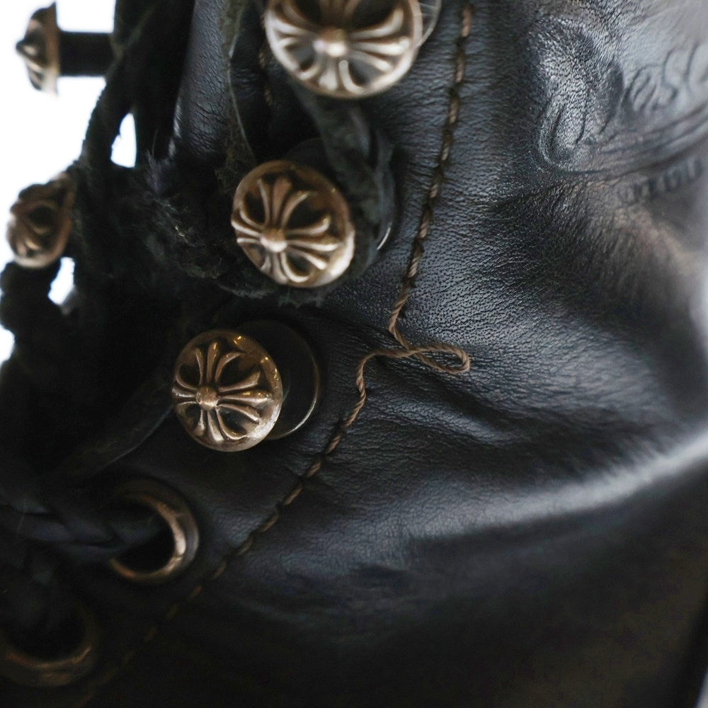 CHROME HEARTS(クロムハーツ) ×WESCO JOBMASTER ウェスコ ジョブマスター レザーブレード レースアップ ブーツ ブラック