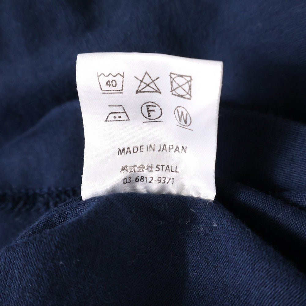 SH(エスエイチ) L/S T-SHIRT ポケット クルーネック 長袖Tシャツ カットソー ネイビー SH-LSCN-001
