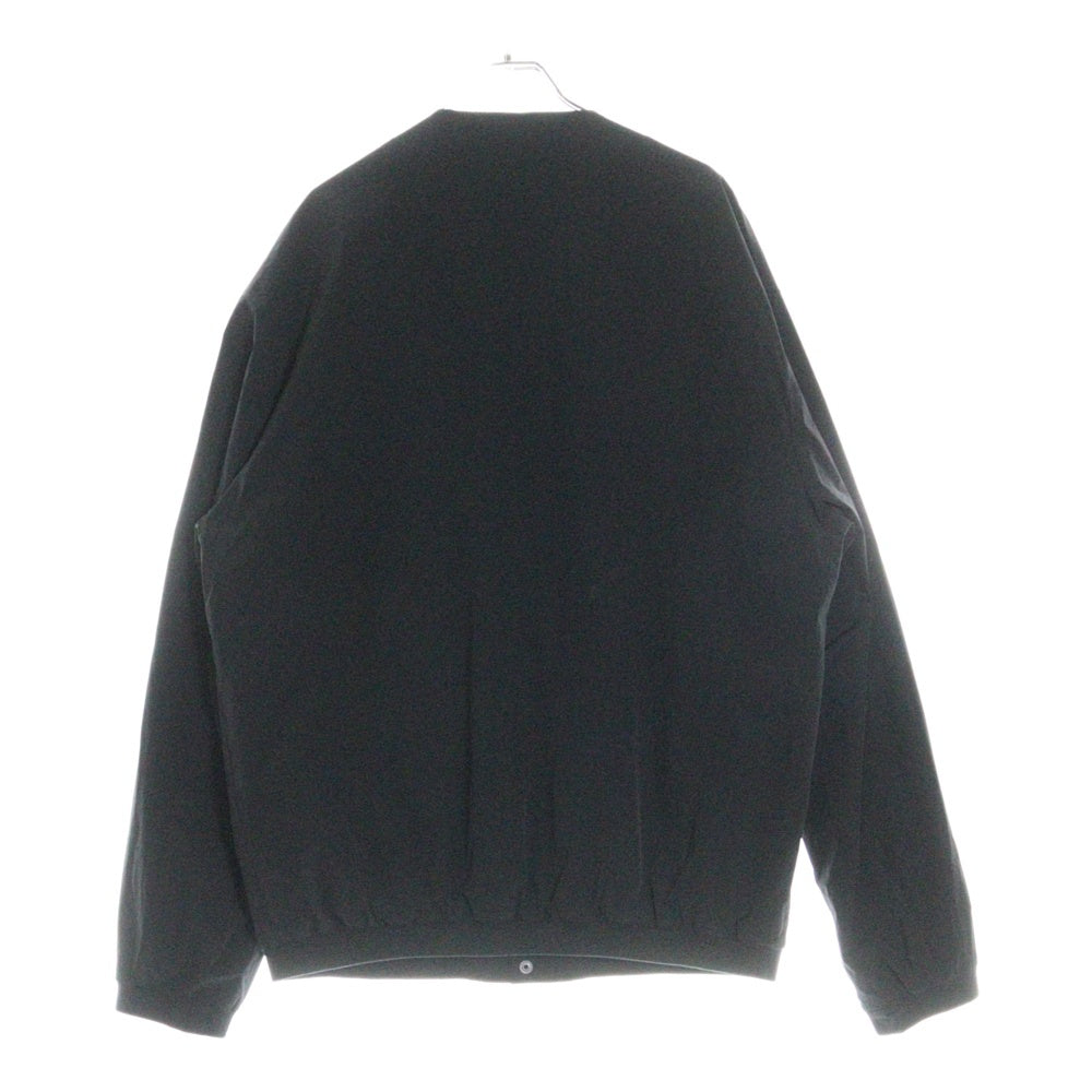 SCYE(サイ) ULTRA 2WAY NYLON STRETCH SNAP CARDIGAN ウルトラ2ウェイナイロンストレッチスナップカーディガン ブラック MPB-212M