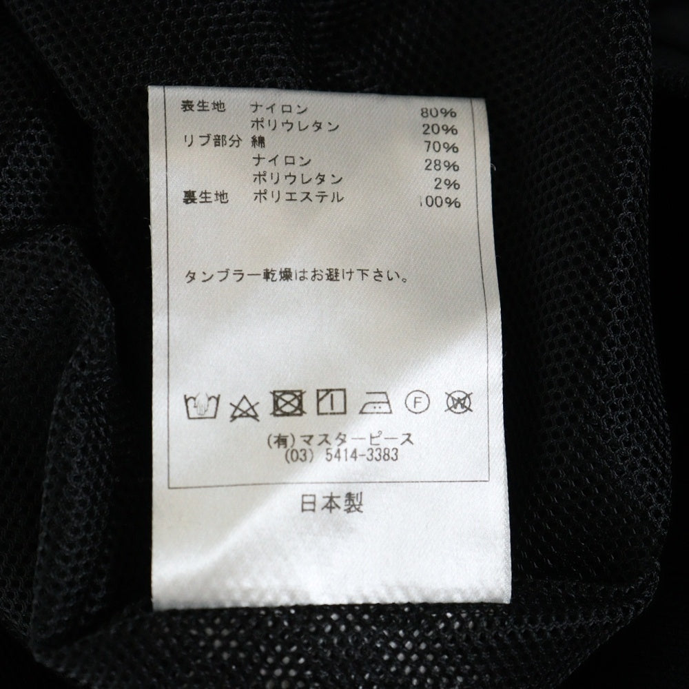 SCYE(サイ) ULTRA 2WAY NYLON STRETCH SNAP CARDIGAN ウルトラ2ウェイナイロンストレッチスナップカーディガン ブラック MPB-212M