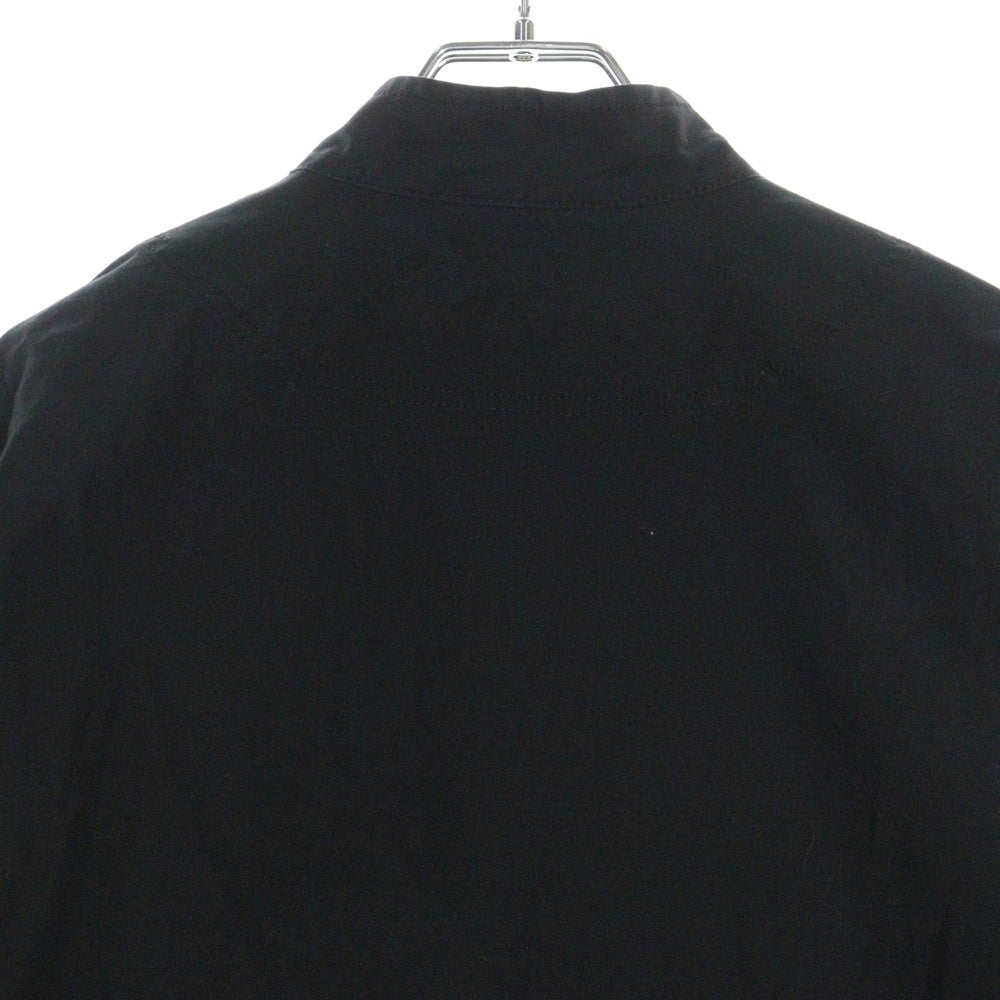 s'yte(サイト) BROAD CHINA SHIRT ブロード チャイナ 長袖シャツ ブラック UB-B18-080