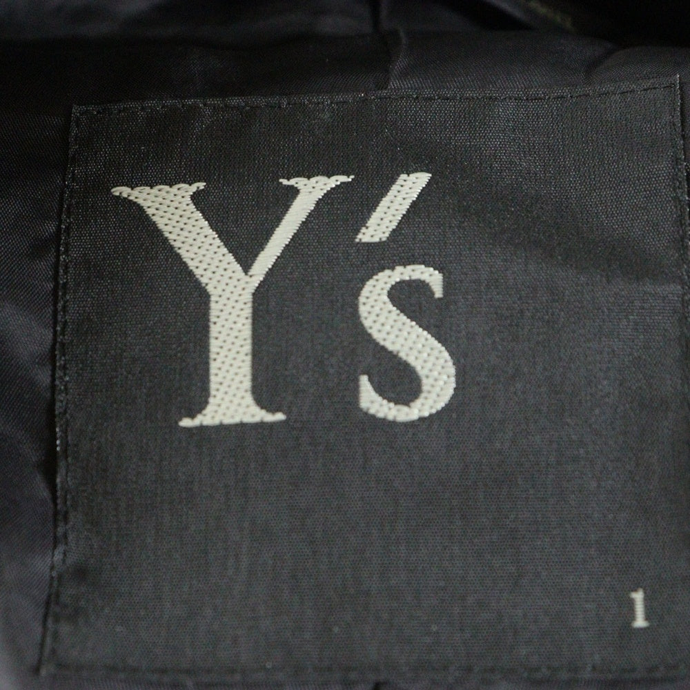 Y's(ワイズ) 2021 ウールギャバジン カットオフデザイン マルチボタンジャケット ブラック レディース YT-J01-100