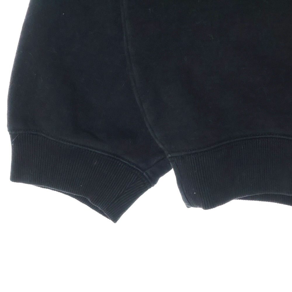 WILLY CHAVARRIA(ウィリーチャバリア) CREW NECK SWEATSHIRT 両面プリント クルーネック スウェット トレーナー ブラック FW18 NY005