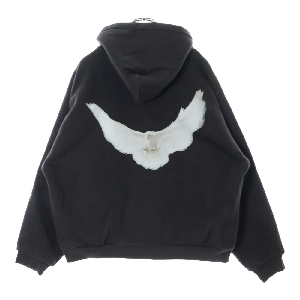 YEEZY GAP(イージーギャップ) DOVE HOODIE ドーヴ 両面プリント スウェット プルオーバーパーカー ブラウン 471280-04