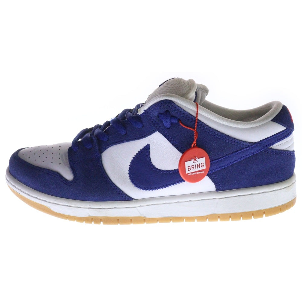 NIKE SB(ナイキエスビー) DUNK LOW PRO PRM LOS ANGELES DODGERS ダンク プロ ロサンゼルスドジャーズ ローカットスニーカー ホワイト/ブルー US10/28cm DO9395-400