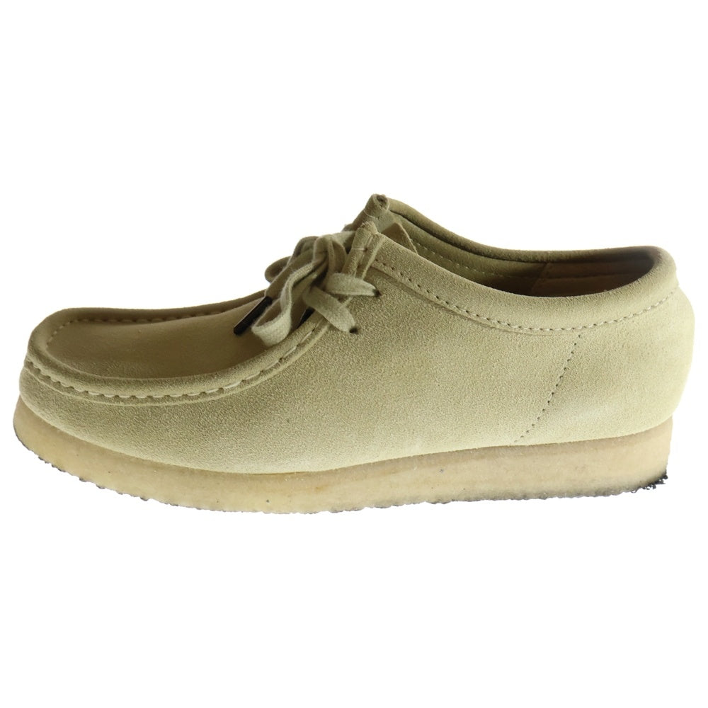 Clarks(クラークス) WALLAABEE ワラビー スウェード ローカット レザー シューズ ベージュ 2615518