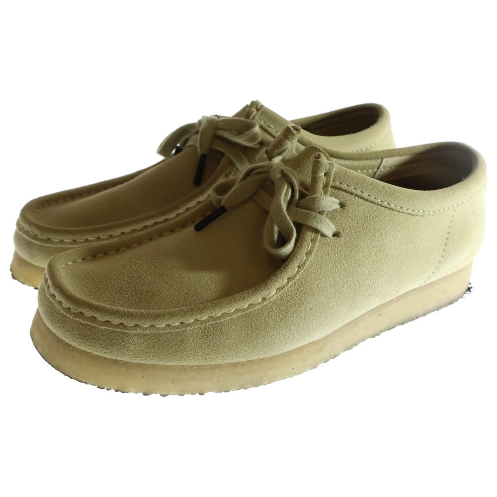 Clarks(クラークス) WALLAABEE ワラビー スウェード ローカット レザー シューズ ベージュ 2615518