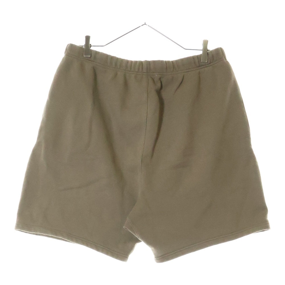 FEAR OF GOD ESSENTIALS(フィアオブゴッド エッセンシャルズ) フェルトロゴ スウェットハーフパンツ イージーパンツ スウェット ブラウン