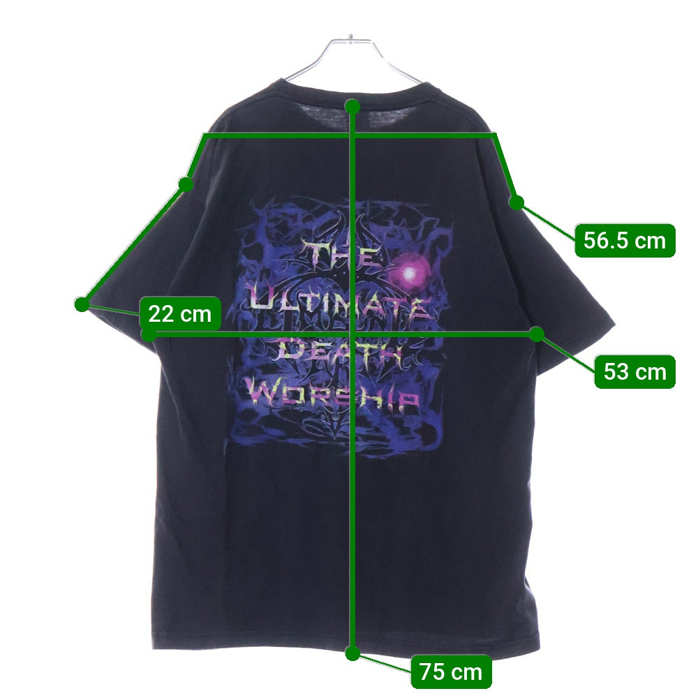 VINTAGE(ヴィンテージ) LIMBONIC ART THE ULTIMATE DEATH WORSHIP リンボニック アート ジ アルティメット デス ウォーシップ 両面プリント クルーネック 半袖 Tシャツ