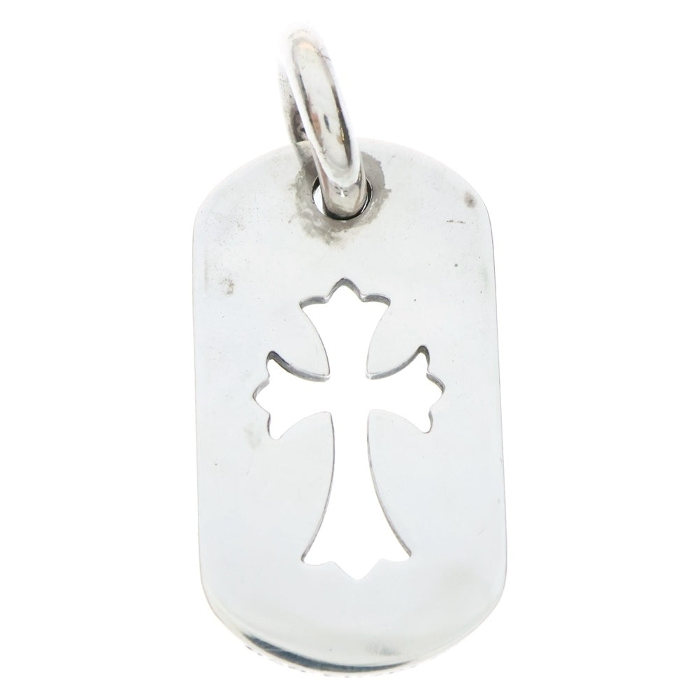 CHROME HEARTS(クロムハーツ) D TAG SML CO CRS カットアウトクロスドッグタグ スモール ペンダントトップ シルバー BCA242