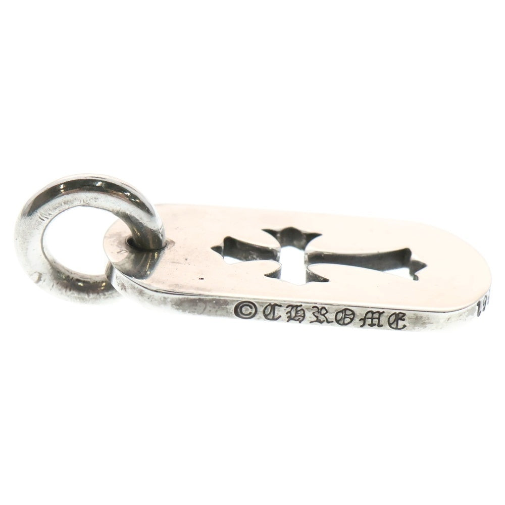 CHROME HEARTS(クロムハーツ) D TAG SML CO CRS カットアウトクロスドッグタグ スモール ペンダントトップ シルバー BCA242