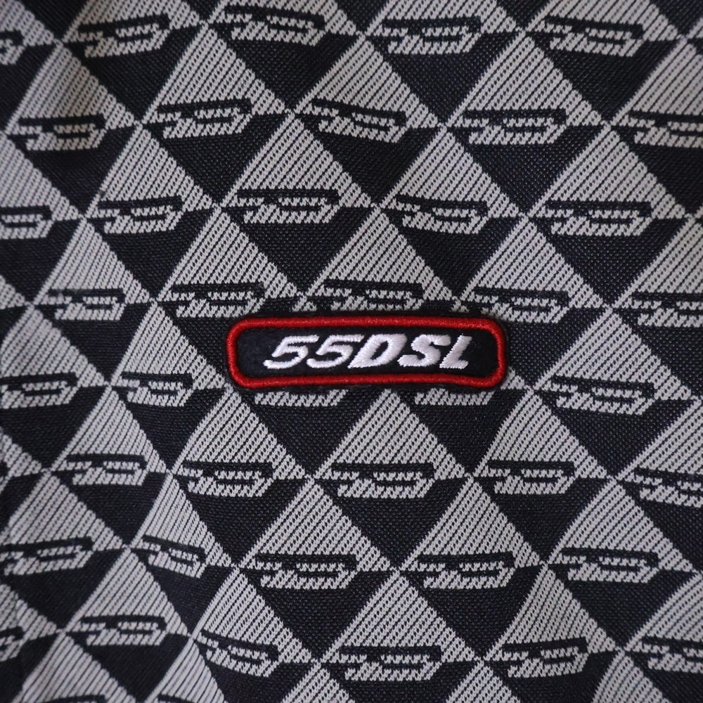 DIESEL(ディーゼル) 22AW AMST-ATHAMO-RW27 ロゴ総柄 ジップアップトラックジャケット ベージュ/ブラック
