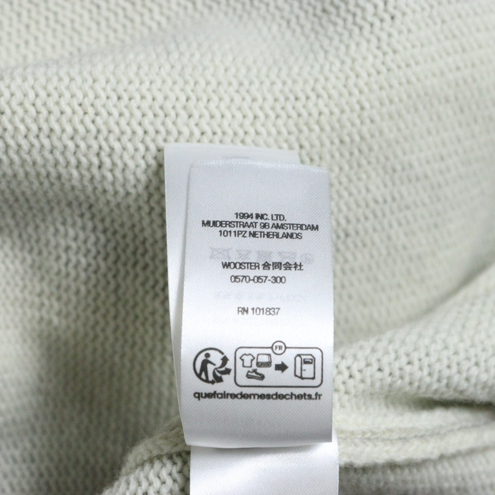 SUPREME(シュプリーム) 23AW Blurred Logo Sweater ブラードロゴ ウール混ニットセーター ベージュ/グレー