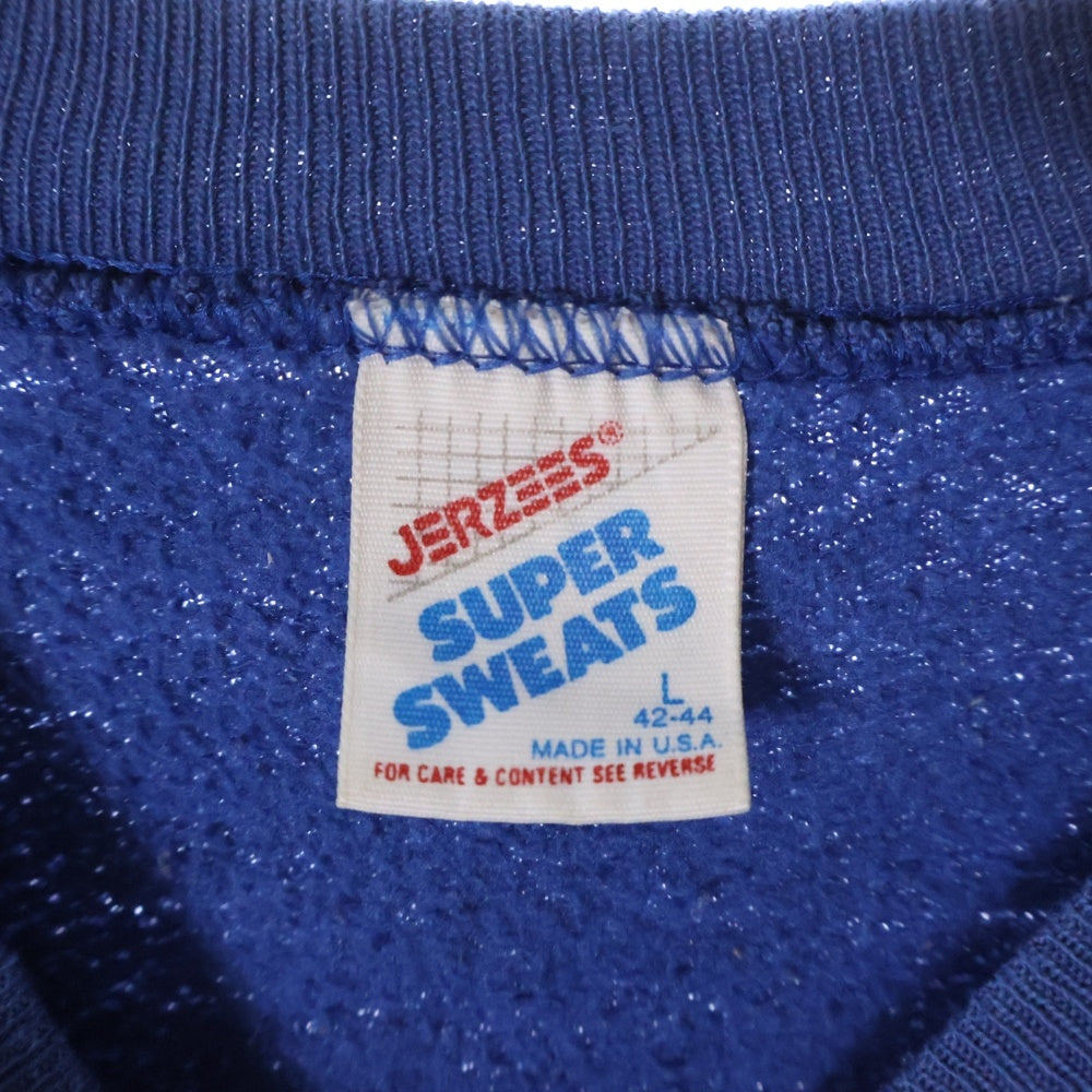 VINTAGE(ヴィンテージ) 90S VINTAGE HOOK-UPS KARATE KID SWEATSHIRT ヴィンテージ フックアップス ジェルミクライン 空手キッド プリントスウェットトレーナー ブルー