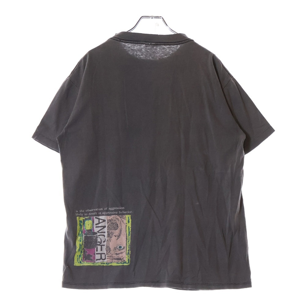 VINTAGE(ヴィンテージ) 90S VINTAGE ANARCHIC ADJUSTMENT TEE ヴィンテージ アナーキックアジャストメント MILLERタグ 両面プリントTシャツ 半袖クルーネックカットソー グレー