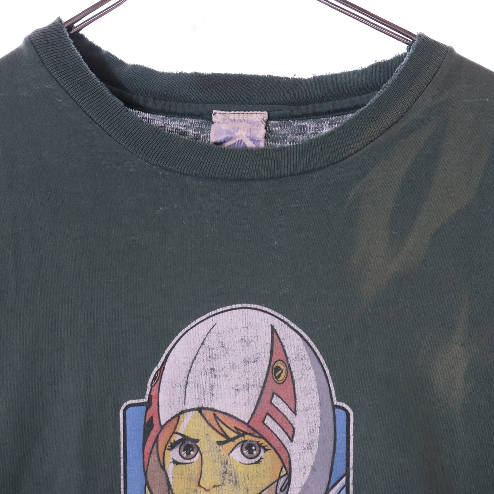 VINTAGE(ヴィンテージ) 90S VINTAGE HOOK-UPS PARODY TEE ヴィンテージ フックアップス パロディプリントTシャツ 半袖クルーネックカットソー グリーン