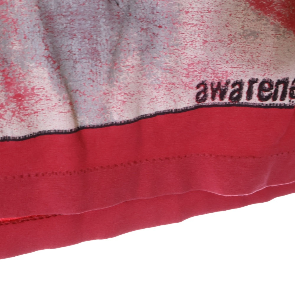 VINTAGE(ヴィンテージ) 90S VINTAGE ANARCHIC ADJUSTMENT L/S TEE ヴィンテージ アナーキックアジャストメント ロングスリーブ プリントTシャツ 長袖クルーネックカットソー ピンク