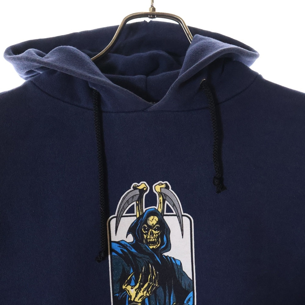 VINTAGE(ヴィンテージ) 90S VINTAGE HOOK-UPS×BIRD HOUSE PULLOVER HOODIE ヴィンテージ フックアップ バードハウス プルオーバースウェットパーカー フーディー ネイビー