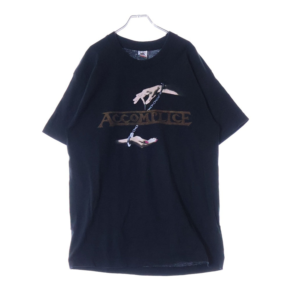 VINTAGE(ヴィンテージ) 90S VINTAGE ACCOMPLICE ROCK BAND TEE ヴィンテージ アカンプライス ロックバンド 両面プリントTシャツ 半袖クルーネックカットソー ブラック