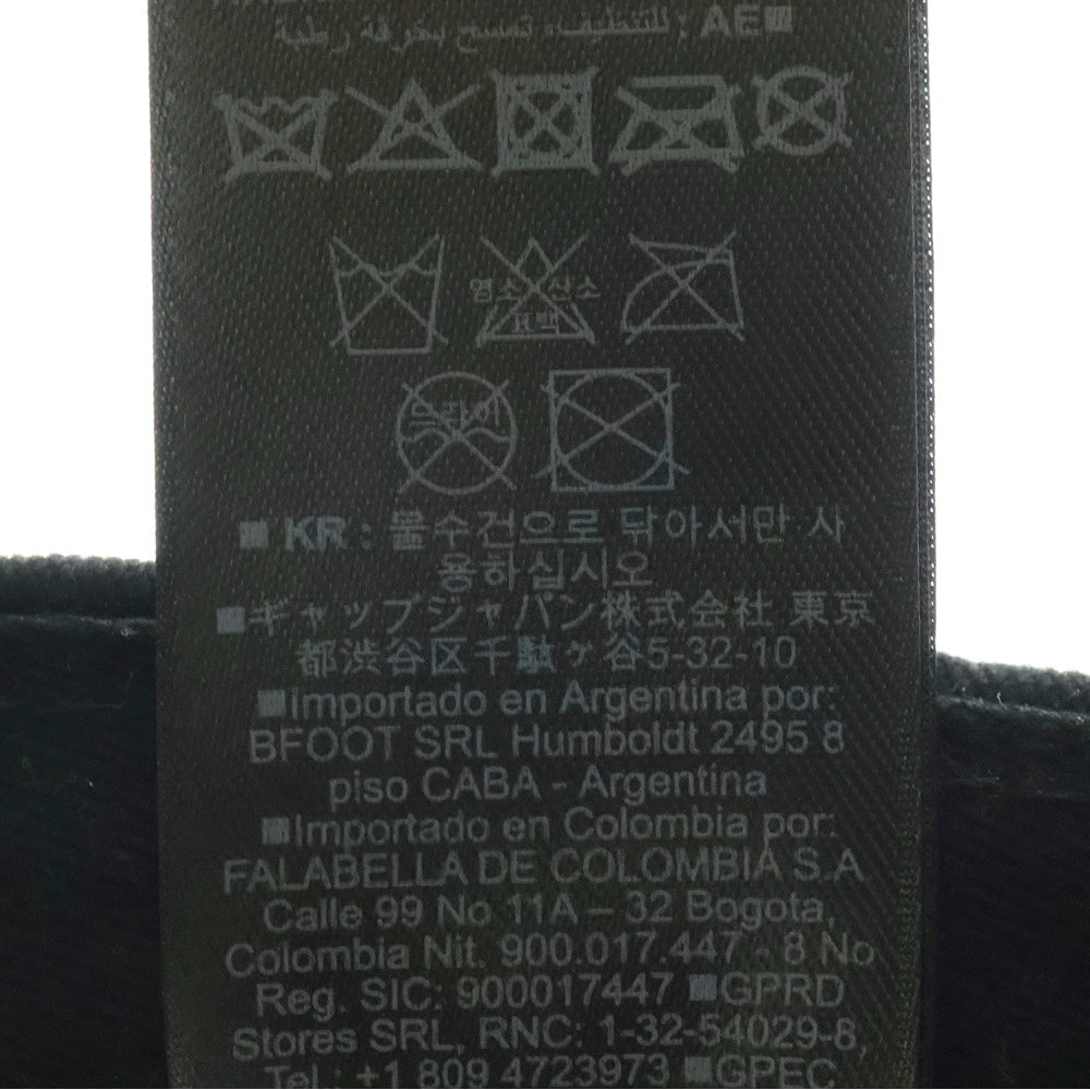 Yeezy Gap Engineered by Balenciaga(イージー ギャップ エンジニアードバイ バレンシアガ) FLAME CAP ファイヤー刺繍 ベースボールキャップ 帽子 ブラック 470902-00-1