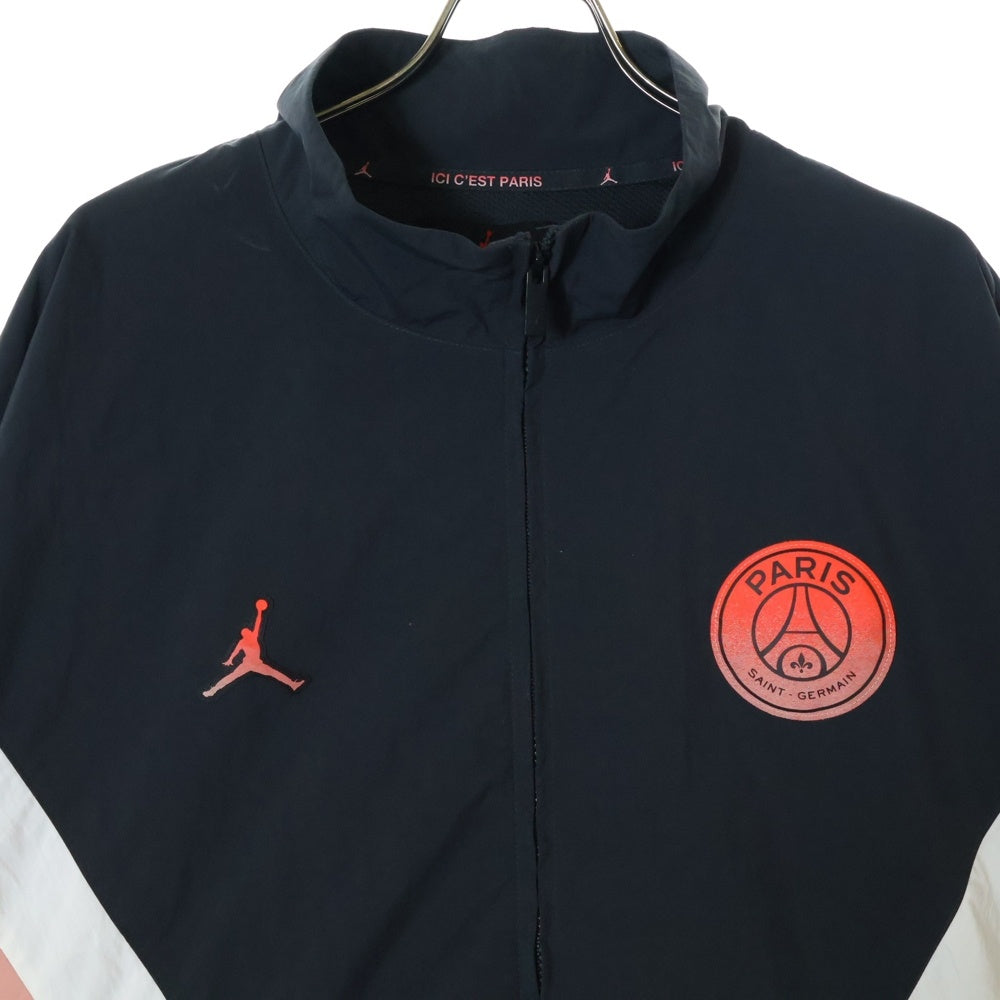 NIKE(ナイキ) JORDAN BRAND M J PSG ANTHEM JACKET RUST PINK INFRARED 23 ジョーダン ブランド パリサンジェルマン アンセム ナイロンジャケット ブラック FV7740-685