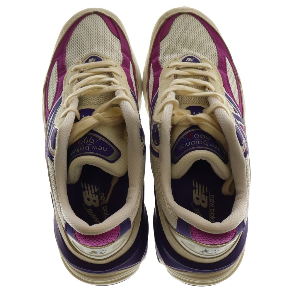 New Balance(ニューバランス) U990TD6 スウェードレザー メッシュ ローカットスニーカー ベージュ US9.5/27.5cm