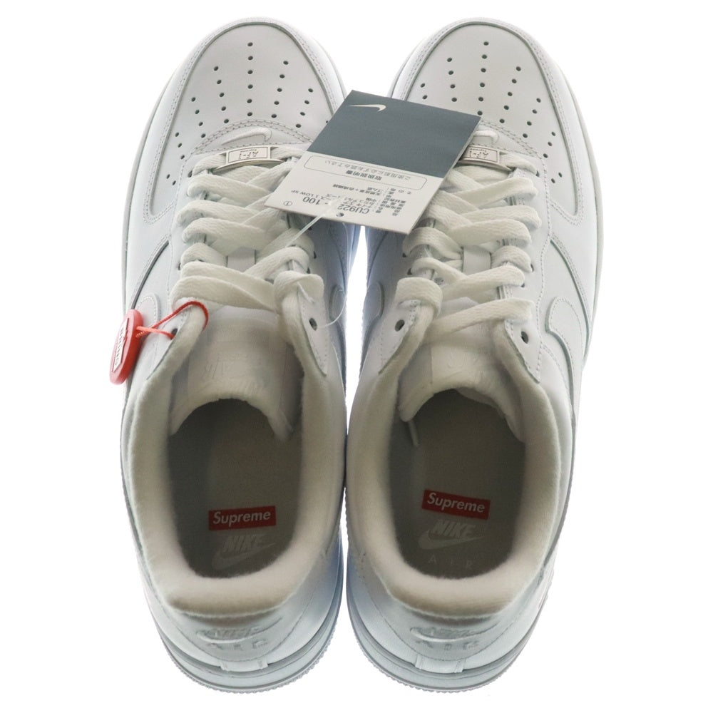 NIKE(ナイキ) ×SUPREME AIR FORCE 1 LOW シュプリーム エアフォース1 ローカットスニーカー ホワイト US8.5/26.5cm CU9225-100