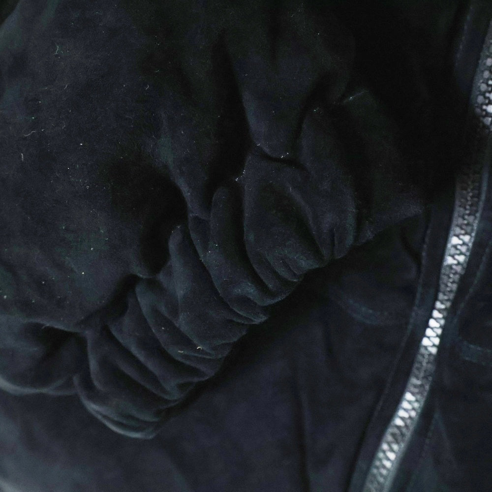 SUPREME(シュプリーム) 23AW ×THE NORTH FACE Suede Nuptse Jacket ノースフェイス スウェード ヌプシ ジップアップダウンジャケット ブラック NF0A875N