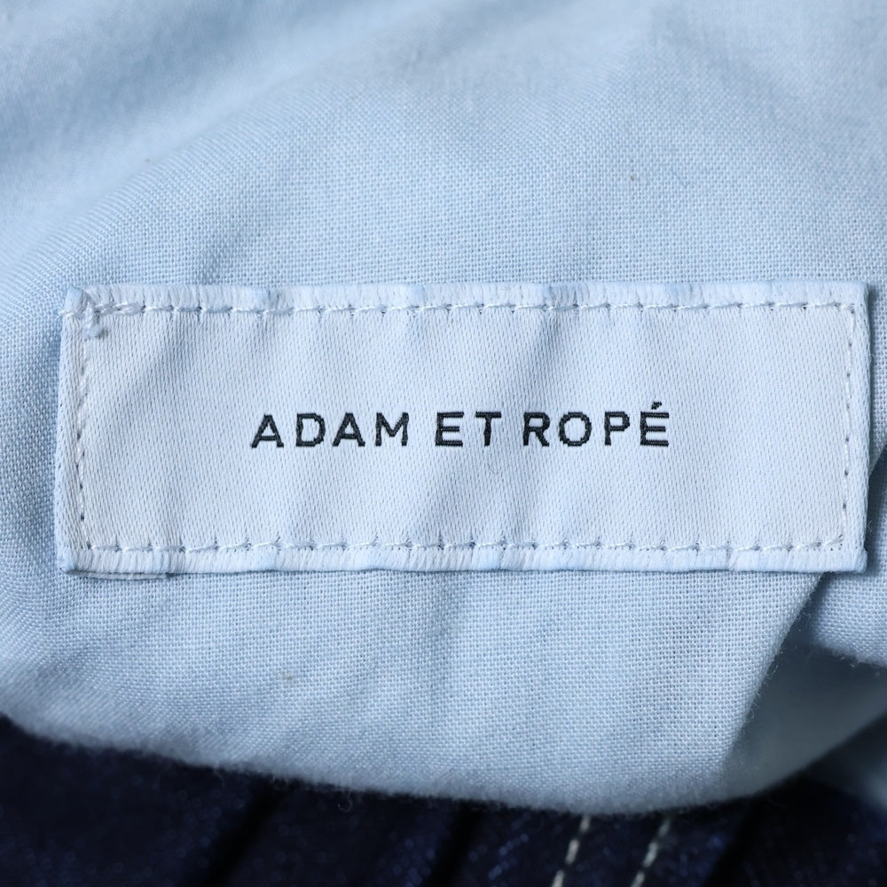 Adam et Rope(アダム エ ロペ) 2タック イージーワイドデニムパンツ ジーンズ インディゴ