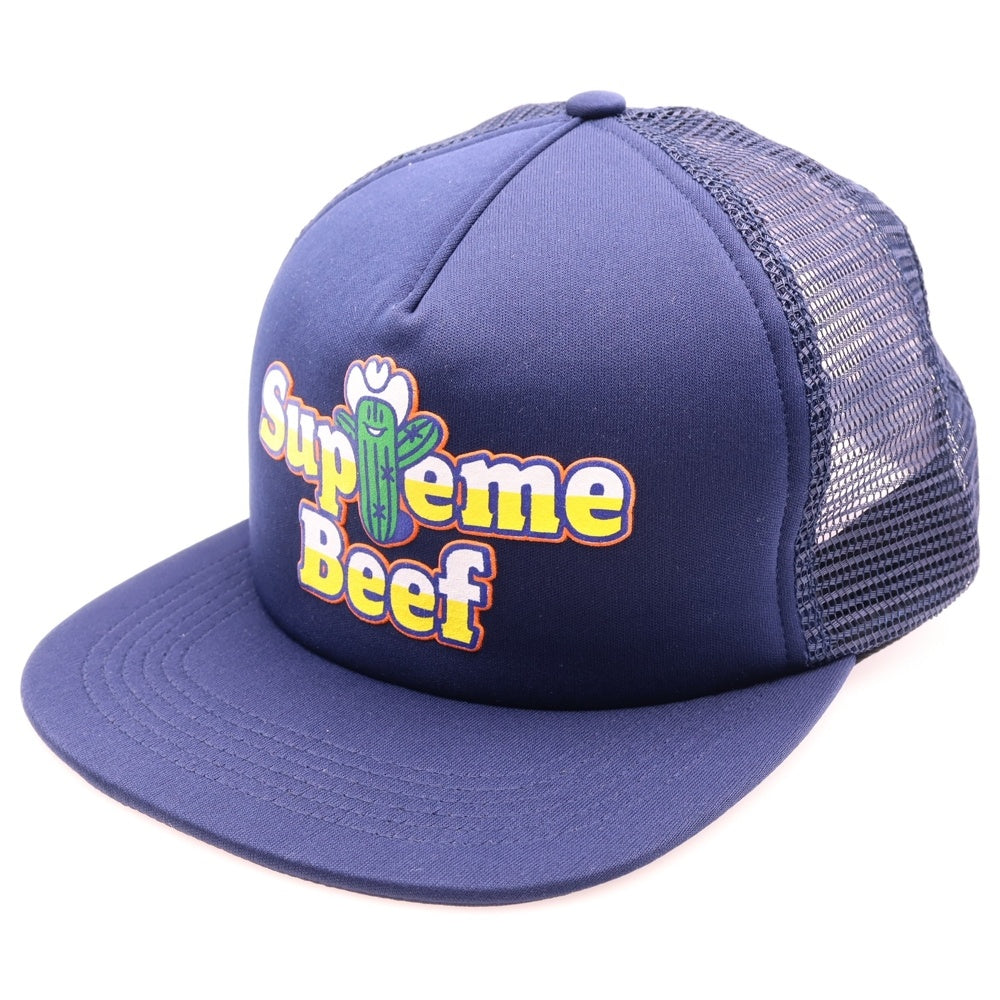 SUPREME(シュプリーム) 25SS Beef Mesh Back 5-Panel ビーフ メッシュ バック 5 パネル ベースボールキャップ 帽子 ネイビー