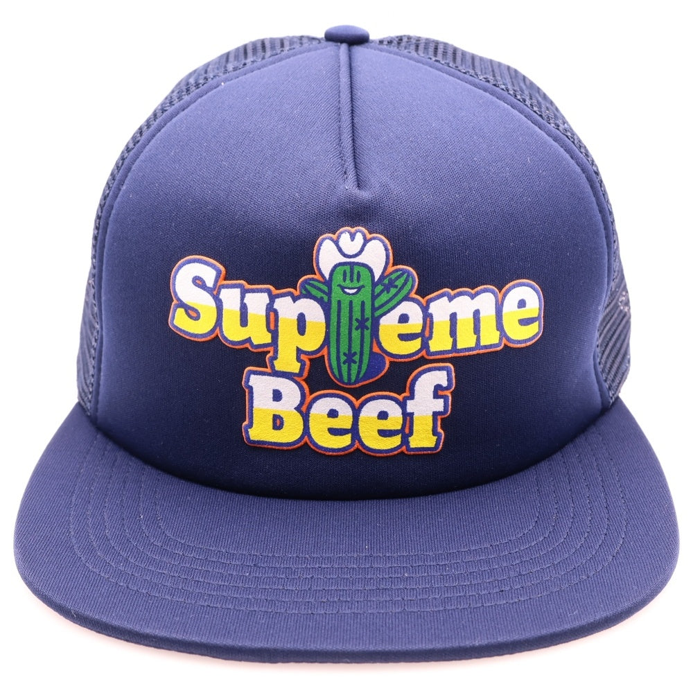 SUPREME(シュプリーム) 25SS Beef Mesh Back 5-Panel ビーフ メッシュ バック 5 パネル ベースボールキャップ 帽子 ネイビー